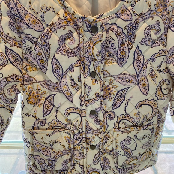 Rachel Zoe Quilted Cropped Jacket. Very Soft, Comfy Cozy🟣 - Picture 1 of 7